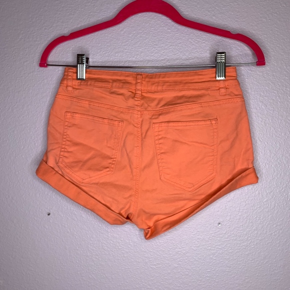 Salmon cuffed shorts- Super cute for summer - Picture 3 of 3